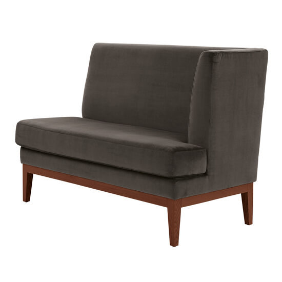 Hyde Dining Sofa Taupe with armrest left