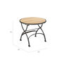 Fontenay Folding Side Table Ø 55 low, Teak