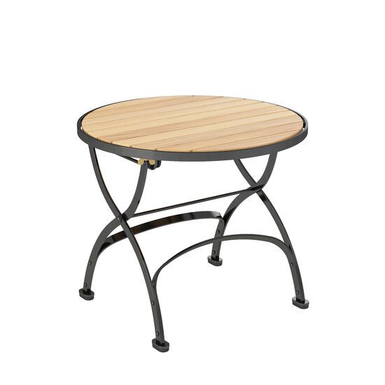 Fontenay Folding Side Table Ø 55 low, Teak