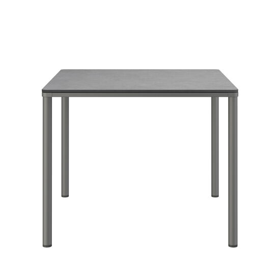 Portland Table Graphite 90 x 90 with HPL top Shade