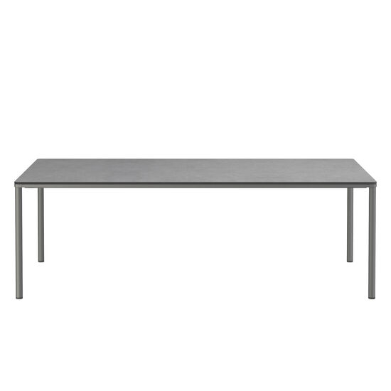 Portland Table Graphite 220 x 100 with HPL top Shade