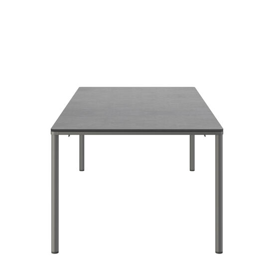 Portland Table Graphite 220 x 100 with HPL top Shade