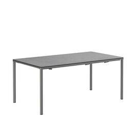 Portland Extending Table Graphite 165-225 x 90, with HPL top Shade