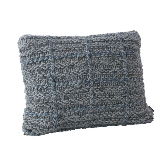 Feather Cushion 30 x 40 Wool Grey