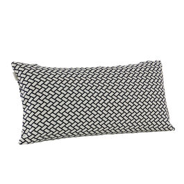 Feather Cushion 60 x 30 Rombo White/Marine