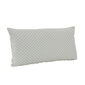 Feather Cushion 60 x 30 Rombo White/Bleu