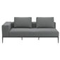 Morgans Bay Sofa with armrest right, cushions included