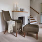 Leighton Leather Armchair, Cedar