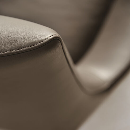 Leighton Leather Armchair, Cedar
