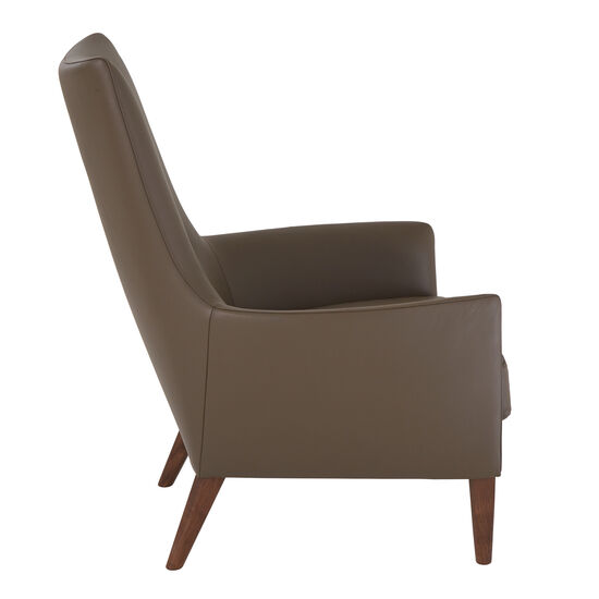 Leighton Leather Armchair, Cedar