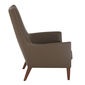 Leighton Leather Armchair, Cedar