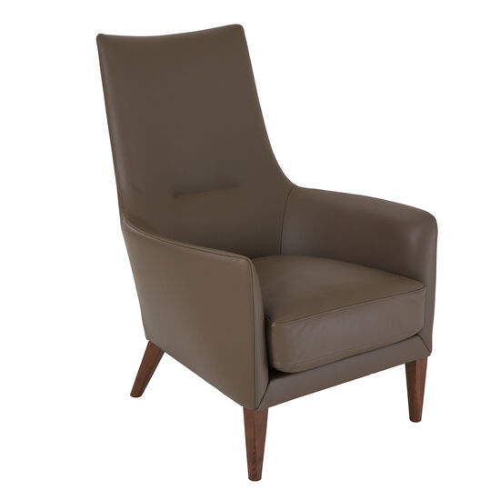 Leighton Leather Armchair, Cedar