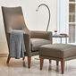 Leighton Leather Armchair, Cedar