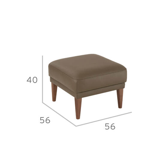 Leighton Footstool, Cedar