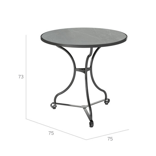 Fontenay Table Ø 75 with ceramic top