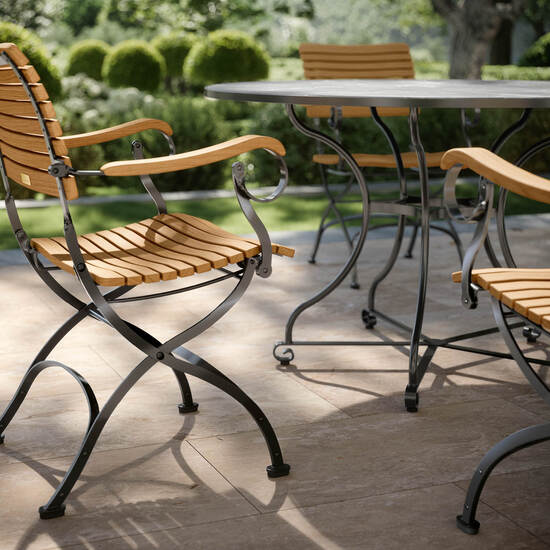 Fontenay Table Ø 120 with ceramic top