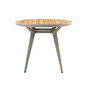 Charleston Table Ø 90 with teak top