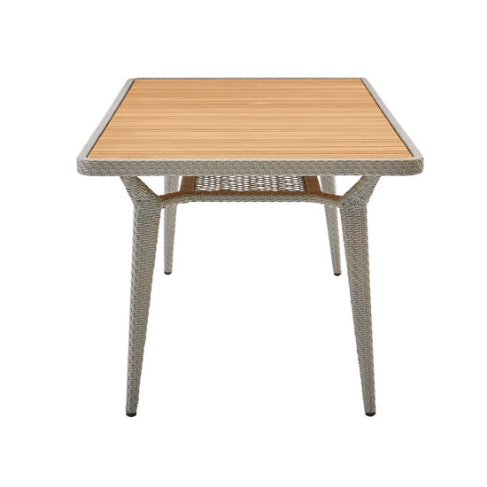 Charleston Table 165 x 90 with teak top
