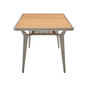 Charleston Table 165 x 90 with teak top