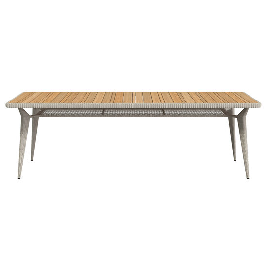 Charleston Table 240 x 100 with teak top
