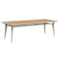 Charleston Table 240 x 100 with teak top