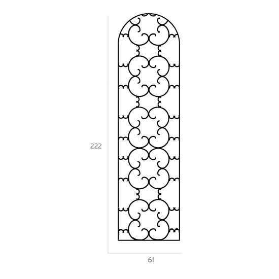 Fontenay Trellis Round Narrow