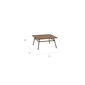 Casablanca Side Table 71 x 71, Patina Grey Brown