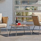 Casablanca Side Table 71 x 71, Patina Grey Brown