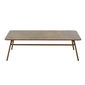 Casablanca Side Table 120 x 71, Patina Grey Brown
