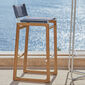 Benton Bar Stool Blue Smoke fixed