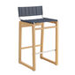 Benton Bar Stool Blue Smoke fixed