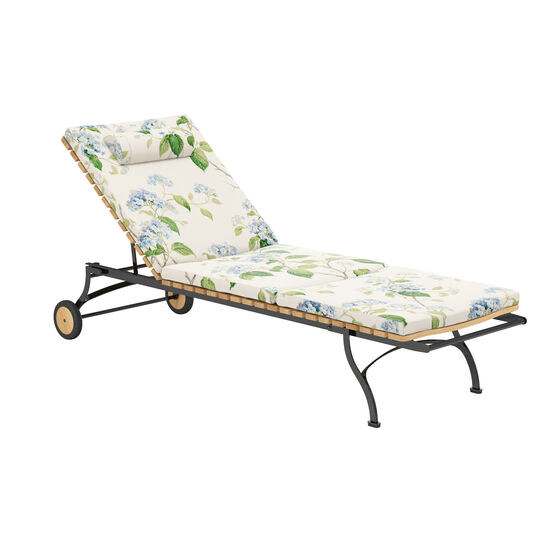 Hortensia Blue Cushion for Fontenay Lounger