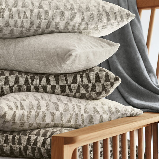 Cassetta Feather Cushion 45 x 30 Light Grey