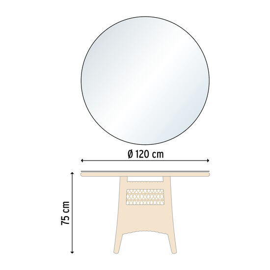 Savannah Round Table 120