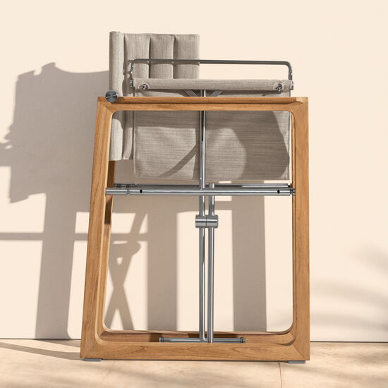 Benton Armchair Stormy Grey foldable