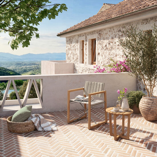 Benton Armchair Stormy Grey foldable