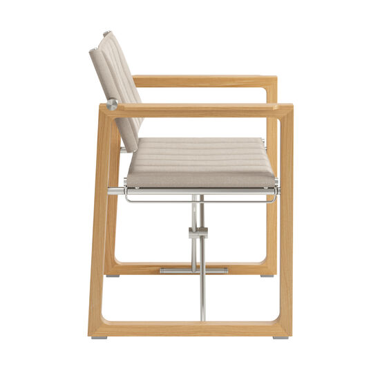 Benton Armchair Stormy Grey foldable