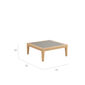 Valencia Lounge Coffee Table with ceramic top