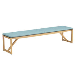 Seat Cuhsion Trey Backless Seat 210, design “Allegro Bleu”