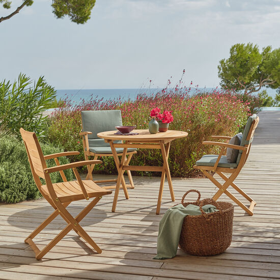 Bowen Table Ø 90 Teak