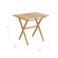 Bowen Table 80 x 60 Teak