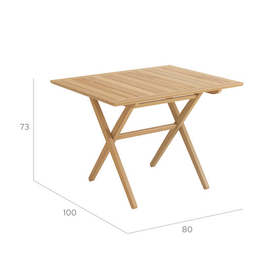 Bowen Table 100 x 80 Teak