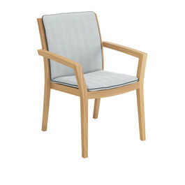 Cushion Valencia Armchair, design “River” piped