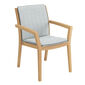 Cushion Valencia Armchair, design “River” piped
