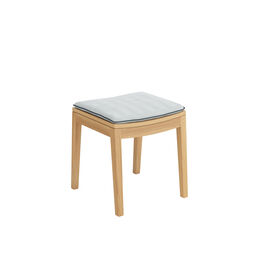 Seat Cushion Valencia footstool, dessin “River” piped