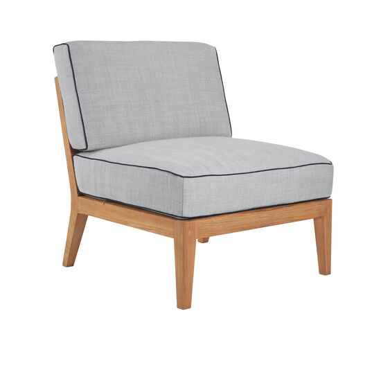 Cushion Valencia Lounge Middle Element, design “River” piped