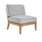 Cushion Valencia Lounge Middle Element, design “River” piped