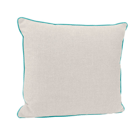 Piped Cushion 50 x 45 Crystal | Bright