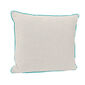 Piped Cushion 50 x 45 Crystal | Bright