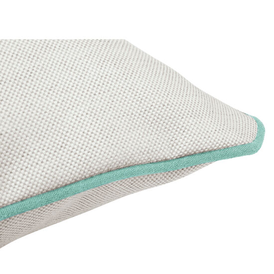 Piped Cushion 50 x 45 Crystal | Fresh